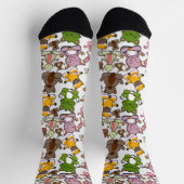 ヨガのポーズ |ヨガシームレスパターン58 フェイク ソックス (上部)