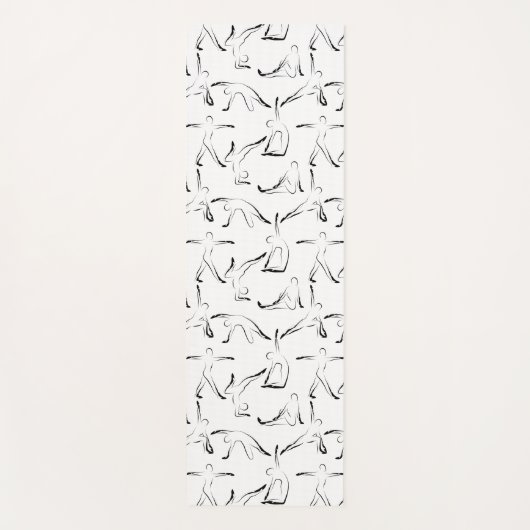 ヨガのポーズ ヨガマット (正面)