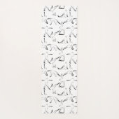 ヨガのポーズ ヨガマット (裏面)