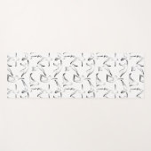 ヨガのポーズ ヨガマット (正面(横))