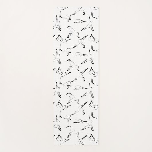 ヨガのポーズ ヨガマット (正面)