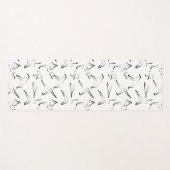 ヨガのポーズ ヨガマット (正面(横))