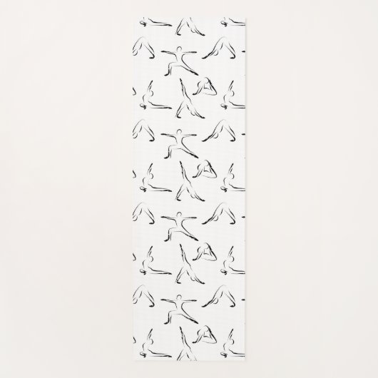 ヨガのポーズ ヨガマット (正面)