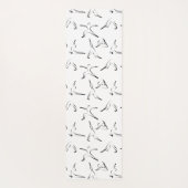 ヨガのポーズ ヨガマット (裏面)