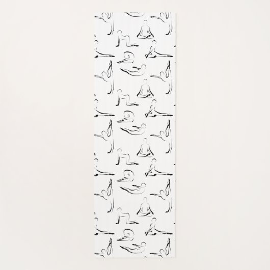 ヨガのポーズ ヨガマット (裏面)