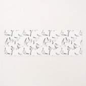 ヨガのポーズ ヨガマット (正面(横))