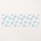 ヨガのポーズ ヨガマット (正面(横))