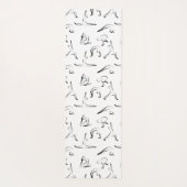 ヨガのポーズ ヨガマット (裏面)