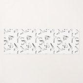 ヨガのポーズ ヨガマット (正面(横))