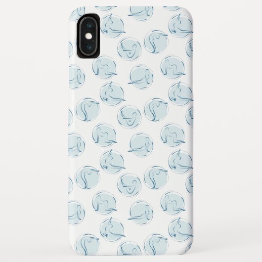 ヨガのポーズ Case-Mate iPhoneケース (裏面)