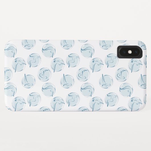 ヨガのポーズ Case-Mate iPhoneケース (裏面(横))