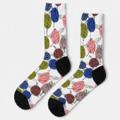 ヨガのポーズ | Yogaシームレスパターン34フリップ ソックス (左)