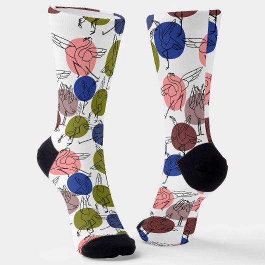 ヨガのポーズ | Yogaシームレスパターン34フリップ ソックス (傾斜あり)