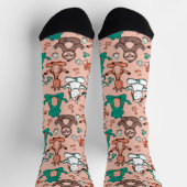 ヨガのポーズ | Yogaシームレスパターン54ポスト ソックス (上部)