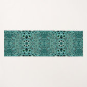 ヨガのマット-はすの花-神聖な幾何学-禅 ヨガマット (正面(横))