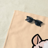 ヨガのラマ- Llamaste ビーチタオル (インサイチュ)