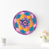 ヨガの中心かヨガクラブ ラージ壁時計 (ホーム)