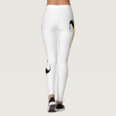 ヨガの任意の文字にカスタマイズ可能なスポーツレギンス レギンス (裏面)