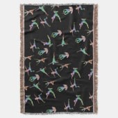 ヨガの位置 スローブランケット (正面縦)