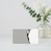 ヨガの先生のインストラクターの名刺 名刺 (スタンド正面)