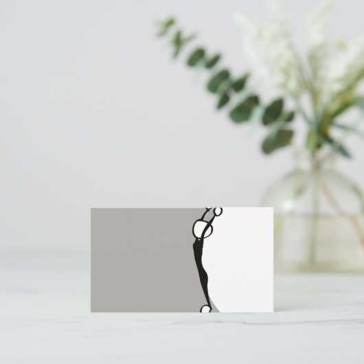 ヨガの先生のインストラクターの名刺 名刺 (スタンド正面)