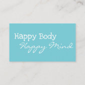 ヨガの先生のインストラクターの名刺 名刺 (裏面)