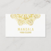 ヨガの先生の名刺 名刺 (正面)