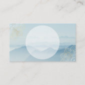 ヨガの先生またはマッサージセラピストの名刺 名刺 (正面)