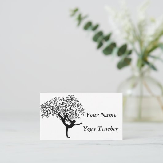 ヨガの先生 名刺 (スタンド正面)