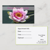 ヨガの名刺 予約カード (正面/裏面)