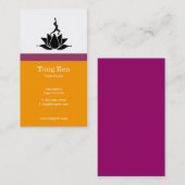 ヨガの名刺 名刺 (正面/裏面)