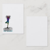 ヨガの名刺 名刺 (正面/裏面)