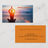 ヨガの名刺 名刺 (正面/裏面)