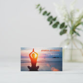 ヨガの名刺 名刺 (スタンド正面)