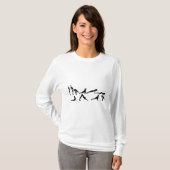 ヨガの太陽の挨拶 Tシャツ (正面フル)