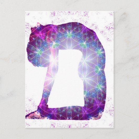 ヨガの女神の姿勢シリーズ ポストカード (正面)