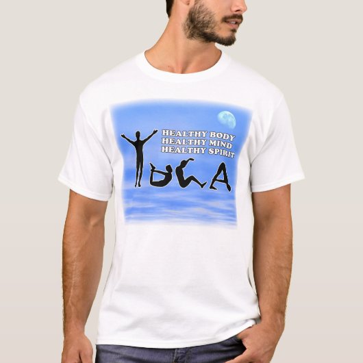 ヨガの姿勢2 Tシャツ (正面)