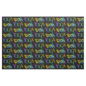 ヨガの姿勢 ファブリック (ファットクウォーター)