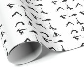 ヨガの姿勢 ラッピングペーパー (ロールコーナー)