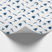 ヨガの姿勢 ラッピングペーパー (角)