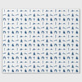 ヨガの姿勢 ラッピングペーパー (フラット)