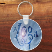 ヨガの屋外雲 キーホルダー (正面)