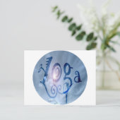 ヨガの屋外雲 ポストカード (スタンド正面)