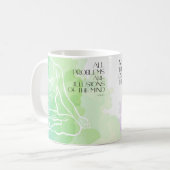 ヨガの引用文のマグ、ヨガ日のギフトのマグ コーヒーマグカップ (正面左)