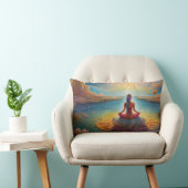 ヨガの形をした小さな枕 ランバークッション (椅子)