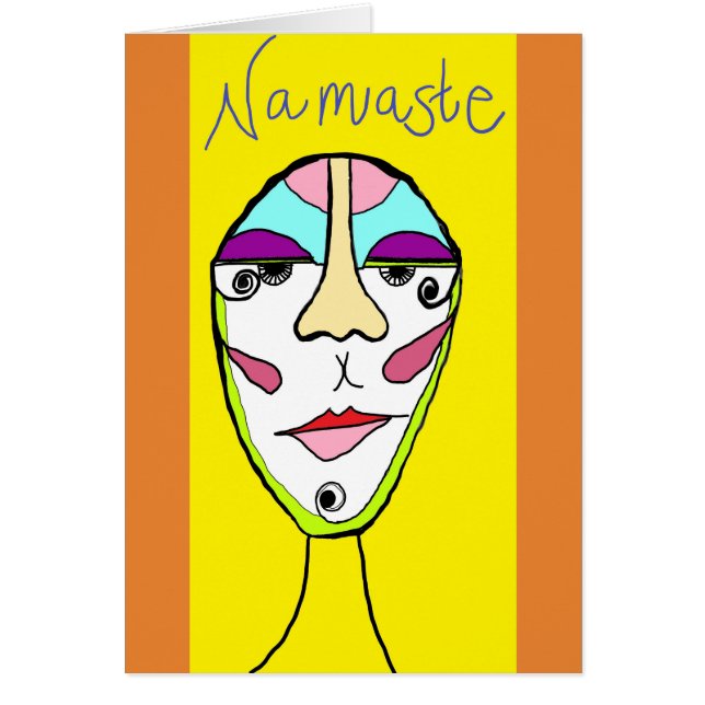 ヨガの恋人カード (正面)