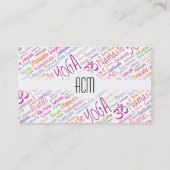 ヨガの恋人 名刺 (裏面)