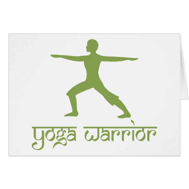 ヨガの戦士の姿勢 (正面横)