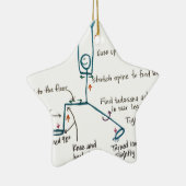 ヨガの戦士1 セラミックオーナメント (右)