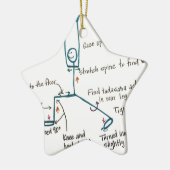 ヨガの戦士1 セラミックオーナメント (左)